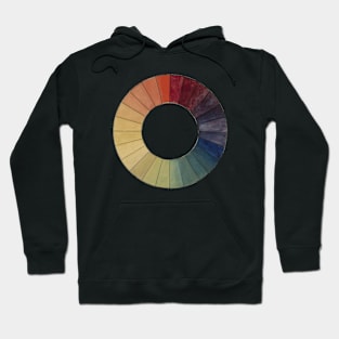 Rainbow circle with a watercolour effect Hoodie